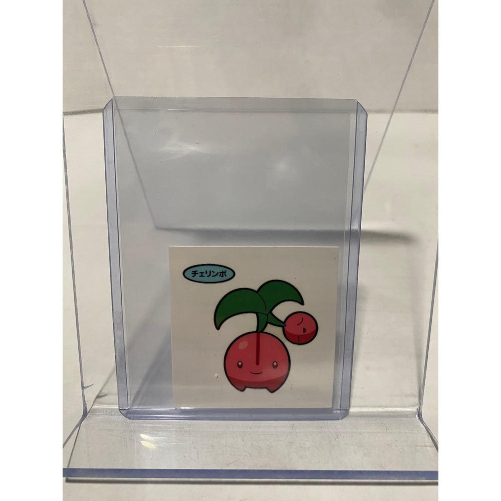Nintendo Pokemon Sticker Cherubi Amada Japanese Red Green